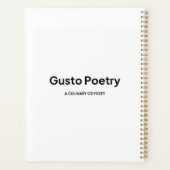 Limoncello Gusto Poetry Planner (Achterkant)