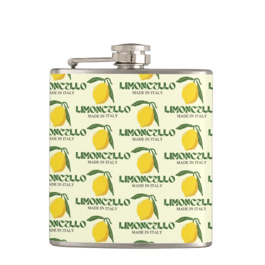 Limoncello Heupfles (Voorkant)