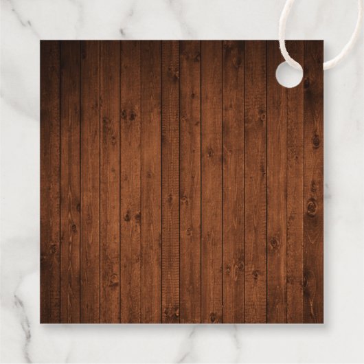 Limoncello Houtprint Merry Christmas Label (Achterkant)