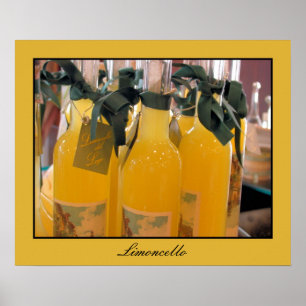 Limoncello, Italiaanse citroenlikeur Poster