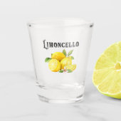 Limoncello Italiaanse liqueur Shot Glas (Voorkant)