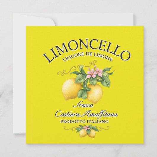 Limoncello Italië Amalfikust (Voorkant)