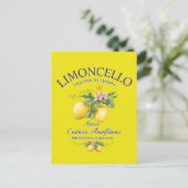 Limoncello Italië Amalfikust Briefkaart (Staand voorkant)