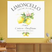 Limoncello Italië Amalfikust Canvas Afdruk (Insitu (Woonkamer))