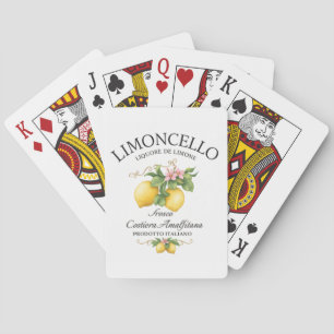 Limoncello Italië Amalfikust Pokerkaarten