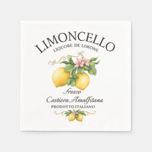 Limoncello Italië Amalfikust Servet