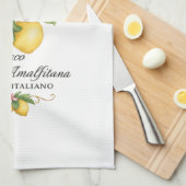 Limoncello Italië Amalfikust Theedoek (Quarter Fold)