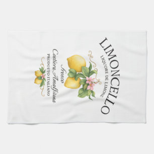 Limoncello Italië Amalfikust Theedoek