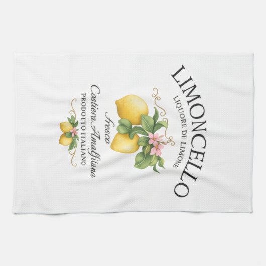 Limoncello Italië Amalfikust Theedoek (Horizontaal)