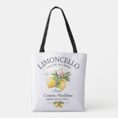 Limoncello Italië Amalfikust Tote Bag (Achterkant)