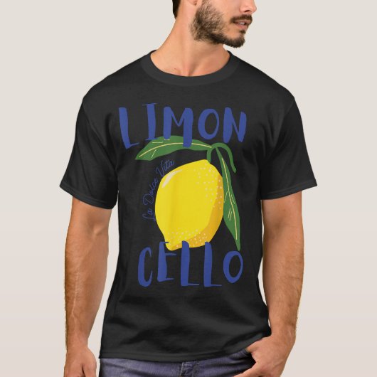 Limoncello La Dolce Vita Italian Lemon T-shirt (Voorkant)