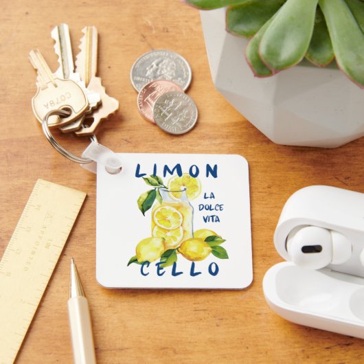 Limoncello La Dolce Vita Souvenir Italy Lover Sleutelhanger (Bureau)