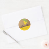 Limoncello Label, 1,5 inch ronde citroen sticker (Envelop)