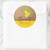 Limoncello Label, 3 inch ronde citroen sticker (Tas)