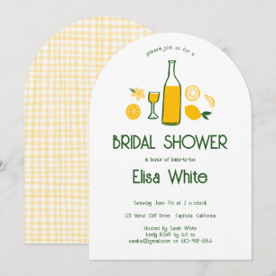Limoncello Lemonade CUSTOM Arch Vrijgezellenfeest Kaart