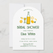 Limoncello Lemonade CUSTOM QR Arch Vrijgezellenfee Kaart (Voorkant)