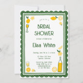 Limoncello Lemonade CUSTOM QR Vrijgezellenfeest Kaart (Voorkant)