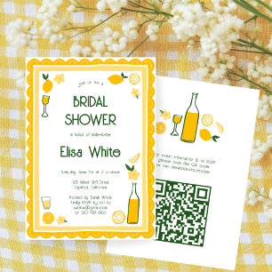 Limoncello Lemonade CUSTOM QR Vrijgezellenfeest Kaart