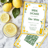 Limoncello Lemonade CUSTOM QR Vrijgezellenfeest Kaart