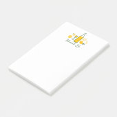 Limoncello Lemons CUSTOM Name Cute Post-it® Notes (Schuin)