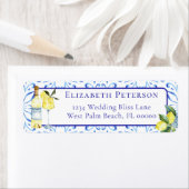 Limoncello Lemons Italiaanse Cocktail Retouradres Etiket (Insitu)