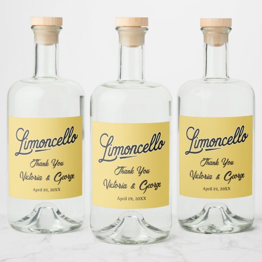 Limoncello Likeurfles Etiket (Flessen)