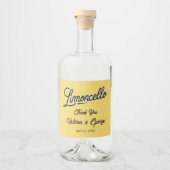 Limoncello Likeurfles Etiket (Voorkant)
