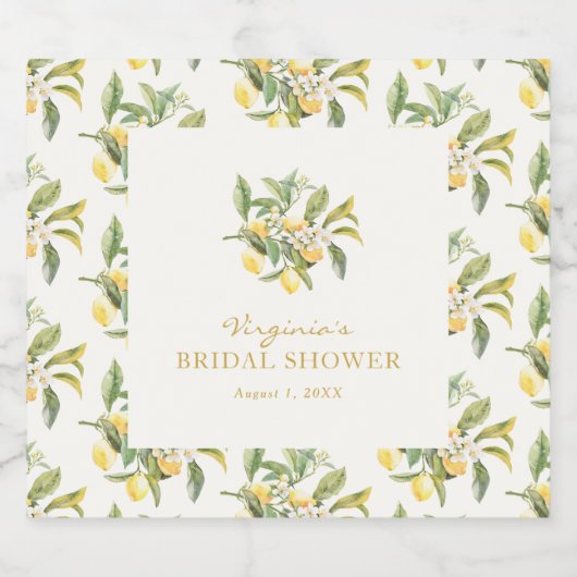 Limoncello Likeurfles Etiket (Enkel label)