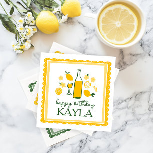 Limoncello Limonade Citroen VERJAARDAG Op Maat Servet