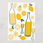 Limoncello Limonade Citroenen CUSTOM Vrijgezellenf Menu (Achterkant)