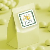 Limoncello Limonade Lemon CUSTOM Verjaardag Vierkante Sticker