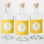 Limoncello Limonade Lemon Handgemaakte Craft CUSTO Likeurfles Etiket (Flessen)