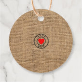 Limoncello op jute look zelfgemaakt bedankjes labels (Achterkant)