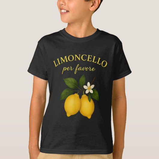 Limoncello Per Favore Italiaanse T-shirts voor vro (Voorkant)