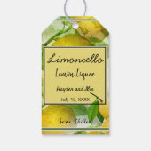 Limoncello Personalized Cadeaulabel (Achterkant)