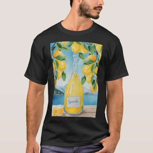 Limoncello-Poster T-shirt (Voorkant)
