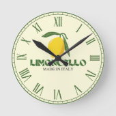 Limoncello Ronde Klok (Voorkant)