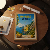 Limoncello Spritz Cocktail Amalfikust Italië Poster