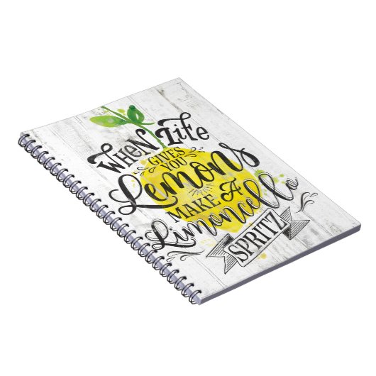 Limoncello Spritz-laptop Notitieboek (Rechterzijde)