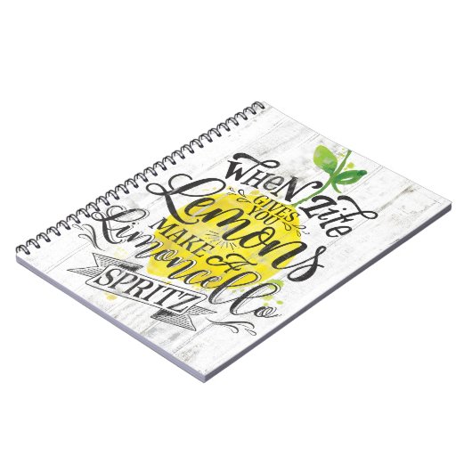 Limoncello Spritz-laptop Notitieboek (Linkerzijde)