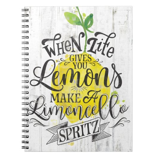 Limoncello Spritz Notitieboek (Voorkant)