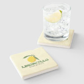 Limoncello Stenen Onderzetter (Zijkant)