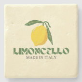 Limoncello Stenen Onderzetter (Voorkant)