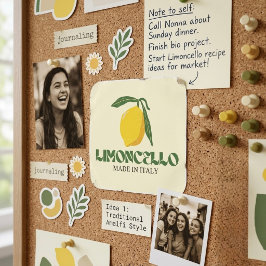 Limoncello Vierkante Sticker