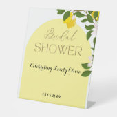 LIMONCELLO VRIJGEZELLENFEEST WELKOMSTTEKEN RECLAMEBORD MET VOETSTUK (Voorkant)