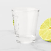 Limoncello Waterverf Lemons Trouwgunst Shot Glas (Rechts)