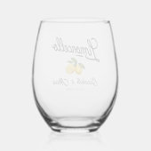 Limoncello Wijnglas Zonder Voet (Achterkant)