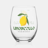 Limoncello Wijnglas Zonder Voet (Voorkant)