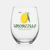 Limoncello Wijnglas Zonder Voet (Achterkant)