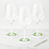 Limoncillos Lime Lemon Design - Koppelnaam Wijnglaslabel (Set)